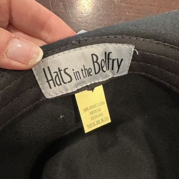 NWT Hats In The Belfry Men's Wool Recreation Fishing Outback Hat Black Sz Medium - Picture 10 of 10